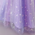 thumbnail image 7 of IBTOM CASTLE Girls Formal Dress Kids Party Wedding Party Birthday Princess Dresses Ball Gown Daughter Dance Dresses Sparkly Round Neck Lace Tiered Tulle Flower Girl Dress 7-8 Years Purple, 7 of 7