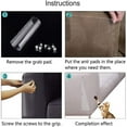 thumbnail image 4 of Almohadilla protectora para muebles Cat Scratch - Juego de 8 con 20 pines, 4 of 10