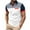White, variant on ZRGHAOYLQ Henley Business Casual Shirts for Men Plus Size Short Sleeve Button Up Shirt Slim Fit Striped Graphic Muscle Tshirts Big and Tall Collared Pullover with Chest Pockets