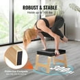 thumbnail image 2 of KFFKFF Yoga Inversion Stool, Supports up to 300 lbs, Ideal for Home Gym, Inversion Chair with Wooden Structure & PU Cushion, Yoga Stand Bench for Enhancing Strength and Balance, 2 of 9