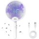 thumbnail image 1 of Electric Fly Swatter, USB Rechargeable Electric Mosquito Killer, Mosquito Killer, LED Lighting, 3-Layer Mesh Protection, 2 Modes, Indoor and Outdoor, 1 of 5
