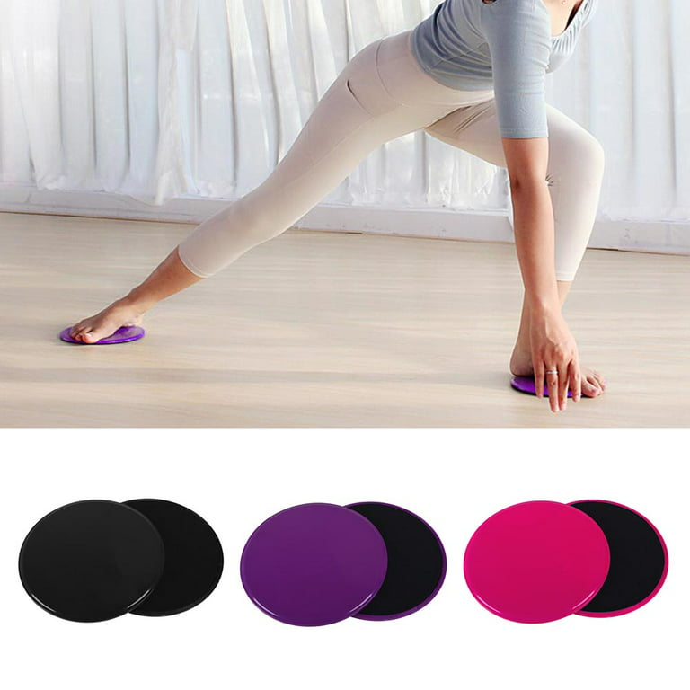 XWQ 2Pcs Gym Home Body Core Exercise Workout Yoga Fitness Slider Gliding  Disc Pad