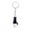 Black, variant on Kkkded Key Chain Toilet Shape Kitty Key Chain - Schoolbag Pendant, Car Keys Storage, Colorfast