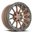 thumbnail image 2 of 22x10 Vortek VRT-601 Matte Bronze With Black Bead Ring Wheel 6x135/6x5.5 (-12mm), 2 of 2