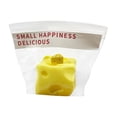 thumbnail image 2 of Mini Cheese Squishies, Squishies Stress Ball, Sensory Cube, Desk Fidget, Office Use, Holiday Gifting, Yellow, 1 Pc, 2 of 5