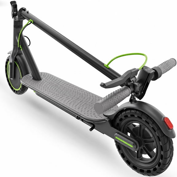 Electric Scooter for Adults, 8.5" Solid Tires, 350W Motor, 19 MPH, 16 Miles Range, Foldable Commuting E-Scooter with Digital Display, Dual Braking System & App Control