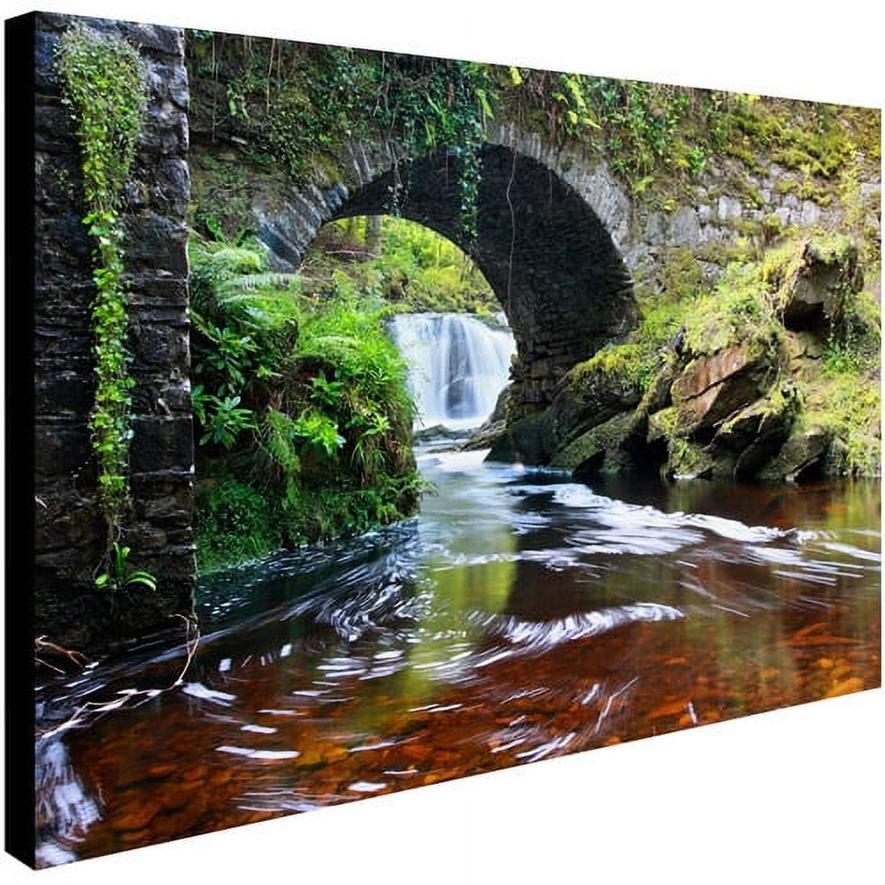 Trademark Fine Art "Lush River" Canvas Art by Pierre Leclerc