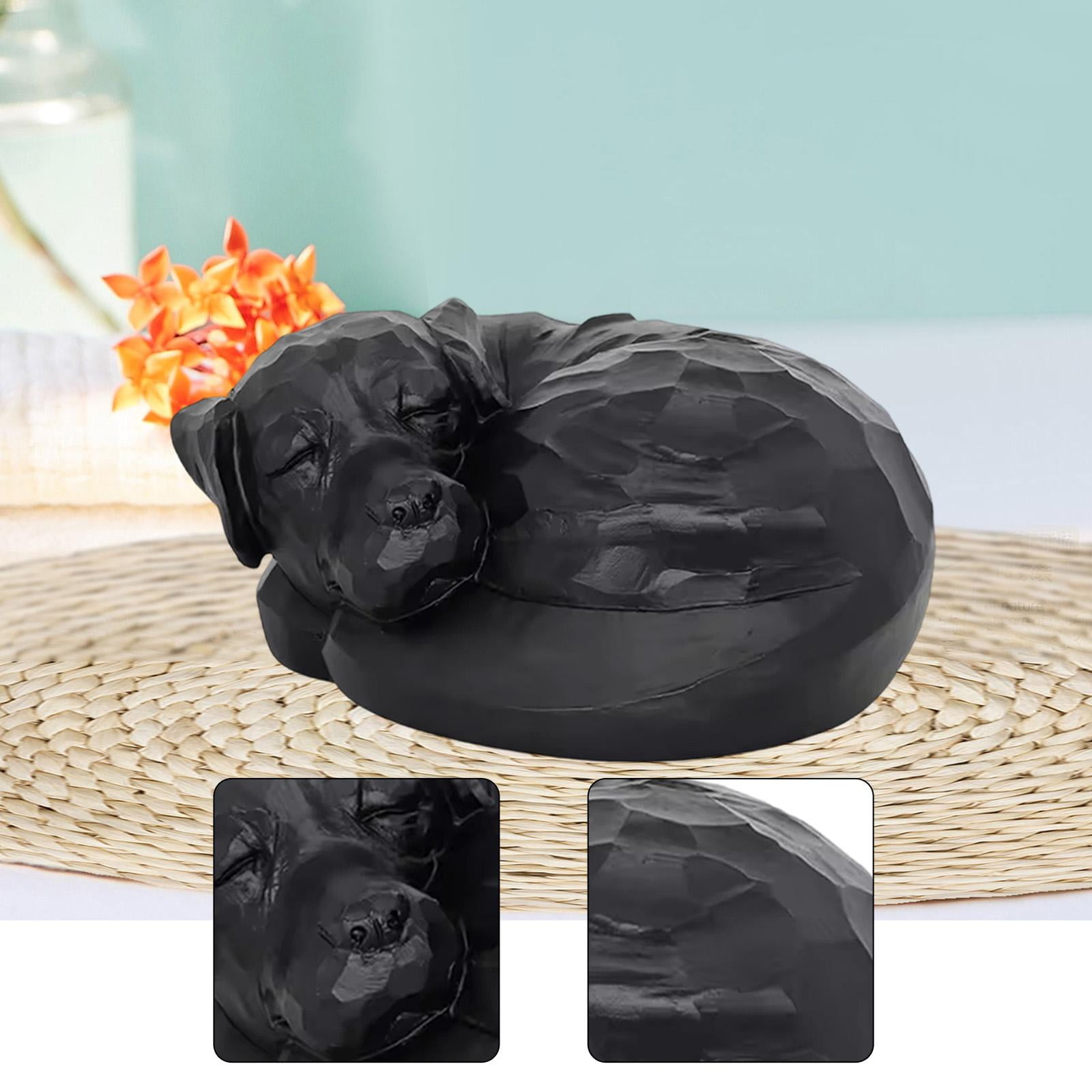 Abbraccia Memorial Urn for A Sleeping Dog - Keepsake for Pets - Memorial Figure - Burial Urn for Garden, Table, Shelf Or Mantelpiece