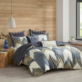 thumbnail image 2 of Gracie Mills Heise 3-Piece Modern Ikat Chevron Duvet Cover Set - GRACE-5160, 2 of 5