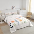 thumbnail image 2 of YST King Size Comforter Set with 2 Pillowcases, Boho Floral Summer Flower Painting Bedding Comforter Sets Romance Floral Soft Bedding Set for Kids and Adults Bedroom Bed Decor, 2 of 5