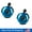Blue, variant on Every Moment Counts 2 Pcs Loud Classic Horn Bike Bell - Heavy-Duty Metal-Plastic Combo, Tool-Free Install for Electric/City Bicycles/Road/MTB Cycling, Bike Accessories, Blue