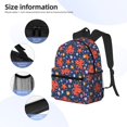 thumbnail image 5 of Wukai Sea Animals Versatile Backpack:Spacious,Organized,Comfortable,Ideal for Travel and Everyday Use with Multiple Pockets and Padded Straps, 5 of 8