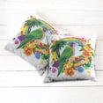 thumbnail image 6 of Ambesonne Colorful Throw Pillow Cover 2 Pack, Palms Tropical Plants, 18", Multicolor, 6 of 7