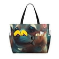 thumbnail image 1 of Disketp Cute Flower Chihuahua Puppy Bolsa de Playa de Gran Capacidad, Bolso Impermeable y a Prueba de Arena para Mujer, Ideal para Playa, Piscina y Natación, 1 of 7