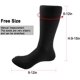 thumbnail image 5 of 1 par de calcetines térmicos para hombres y mujeres, calcetines térmicos alimentados por batería, calcetines cálidos de invierno para trabajo al aire libre, camping, esquí, ciclismo esquí esquí Gafas de esquí, 5 of 5