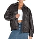 thumbnail image 1 of Abrigo para Mujer PRETTYGARDEN Sobredimensionado de Cuero Sintético con Cierre XS, 1 of 7