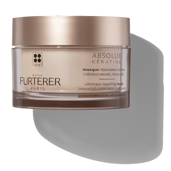 René Furterer ABSOLUE KERATINE Ultimate Regenerating Mask - For Damaged, Over-Processed Fine to Medium Hair - Repair & Restore - 6.7 Fl Oz