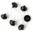 thumbnail image 2 of CousinDIY Shank Back Solid Eyes 18mm 6/Pkg-Black, 2 of 3