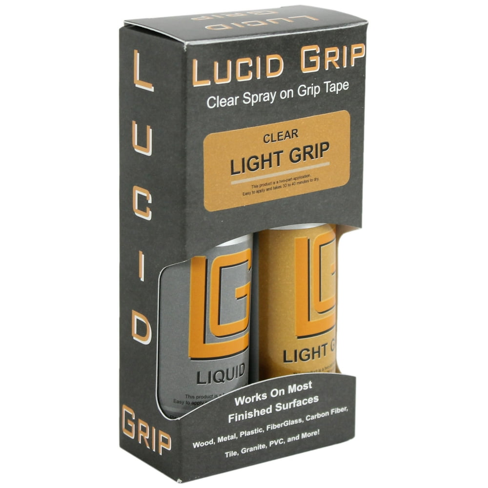 LUCID GRIP Clear Spray Grip for Skateboard, Longboard DIY Grit MEDIUM