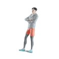 thumbnail image 4 of Mini figura modelo escala 1:64, adorno de resina coleccionable, decoración del hogar, simulación de figura humana, escultura artificial para estante Deportista, 4 of 8