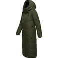 thumbnail image 2 of Marikoo Women's Extra-Long Quilted Winter Jacket - Detachable Hood - Calf-Length - Hingucker XIV, 2 of 6