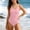 Pink, variant on FSYBOA Girls One-piece Swimsuits, Casual Fashion Summer Sleeveless Kids Bathing Suits Light Blue Size 14T