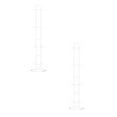 thumbnail image 1 of 2PC Spoon And Lid Rest Vertical Storage Rack Metal Basketball Holder Multi Layer Organizer Rack Standing Basketball Rack Stand Simple Storage Shelf For Basketball Football Volleyball. White, 1 of 5
