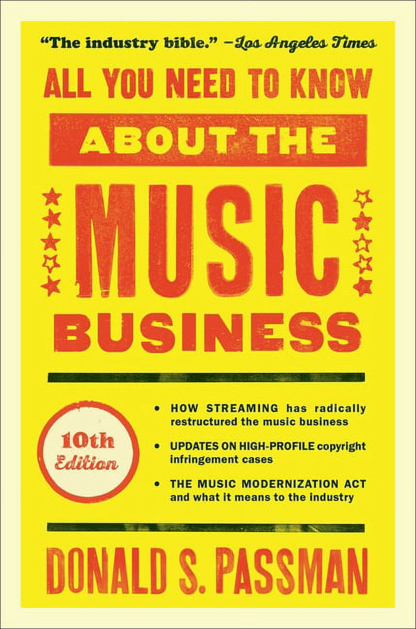 Donald S Passman, Book, All You Need To Know About the Music