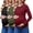 Black/Wine Red/Army Green, variant on Weardear 3 Pack Maternity Shirts Ruched Side Long Sleeve Pregnancy Basic T-Shirt Casual Round Neck Pregnant Tops