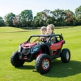 thumbnail image 2 of Freddo Toys UTV 4x4 24V Ride-On, 2-Seater, Leather Seat, Remote Control, Bluetooth, EVA Tires, 3–8 Years, 132 lb Capacity, 2 of 11
