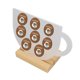 thumbnail image 5 of Soporte Para Cápsulas De 8 Agujeros, Soporte De Exhibición De Cápsulas De Café De Estabilidad Acrílico Resistente Al Desgaste Ligero Para El Hogar Para La Tienda De Postres ANGGREK Acrylic Capsule Coffee Holder, 5 of 8