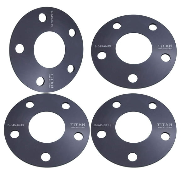 3mm Titan Wheel Spacers for Acura TSX TL Honda Accord Civic | 5x114.3 (5x4.5) | 64.1 Hubcentric | Set of 4