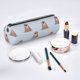 thumbnail image 2 of Disketp Playful Walrus Wonders Estuche Organizador de Lápices de Cuero, Estuche de Oficina con Cremallera para Bolígrafo y Lápiz, 2 of 6