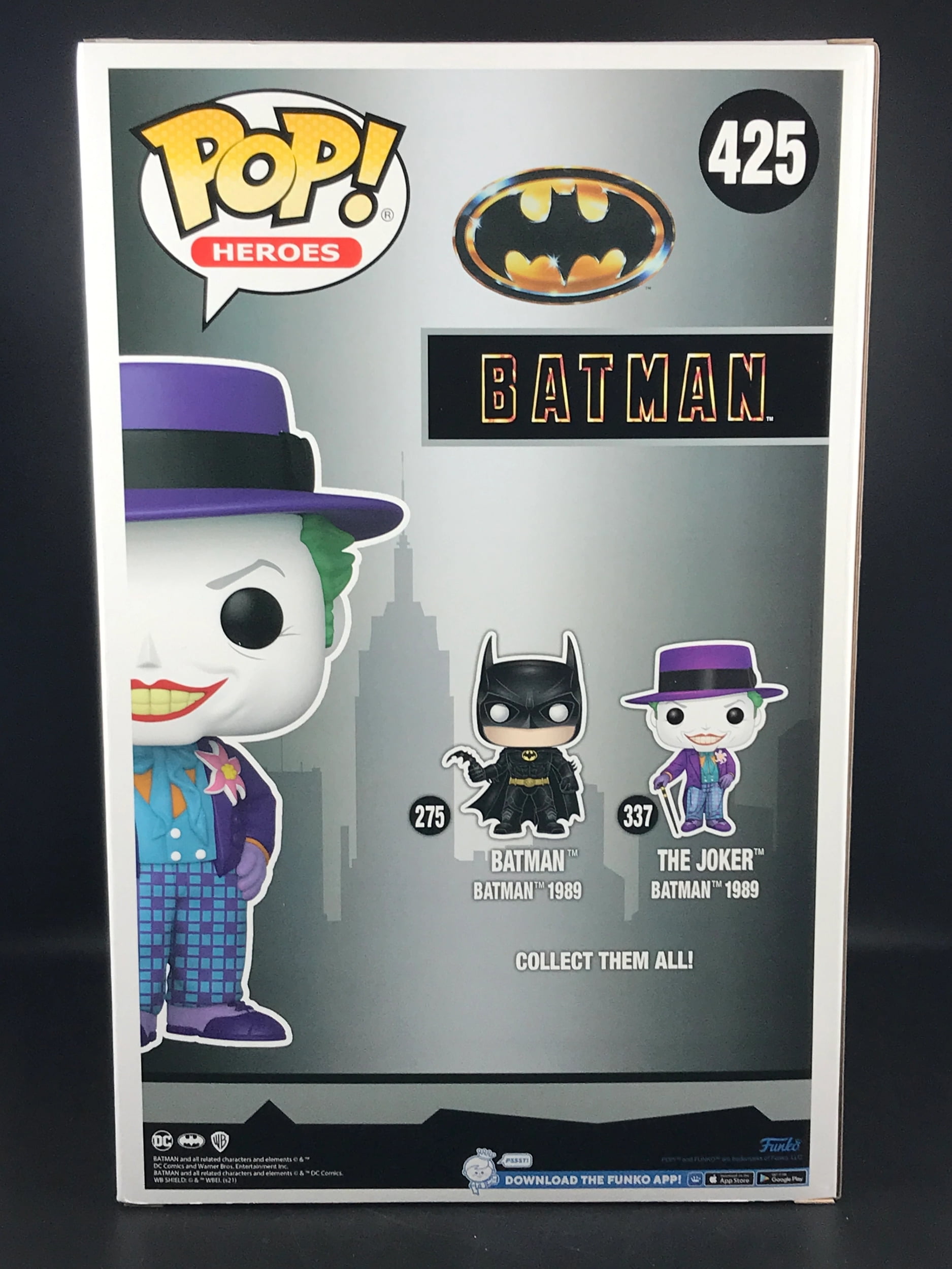 The Joker 1989 Giant 10 inch Funko pop special edition