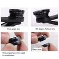 thumbnail image 4 of 3 in 1 Universal Fish Eye Lens + Wide-Angle Lens + Macro Clip Camera Lens Kit for iPad iPhone Samsung Android and Most Smartphones, 4 of 8