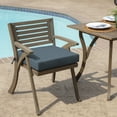 thumbnail image 3 of Arden Selections Oceantex Outdoor Seat Cushion 21 x 21, Denim Alair, 3 of 11