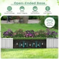 thumbnail image 5 of Topbuy 69” x 36” x 12” Galvanized Raised Garden Bed with Greenhouse Cover Raised Planter Box Kit with Roll-up Door 8PCS T Tags & A Pair of Gloves, 5 of 10
