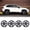 matter black, variant on 17 inch Hubcaps for 2019-2025 Toyota RAV4 Snap-On Installation Black Lacquer, ABS+PC Steel Wheel Rim Covers (4 Pack)