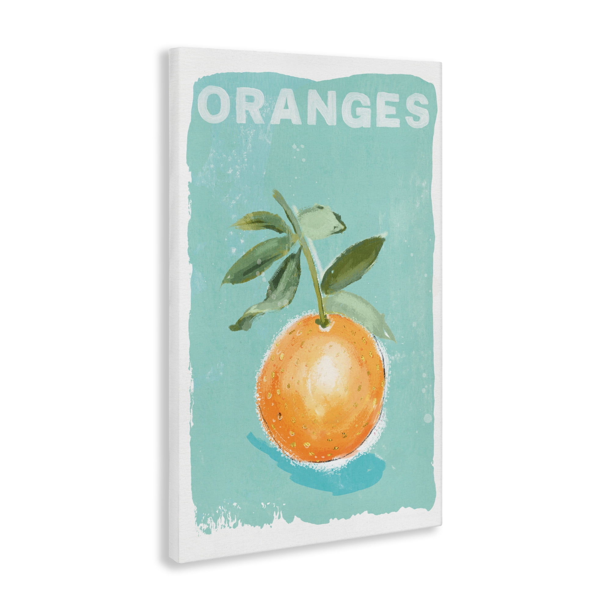 Stupell Industries Orange Twist Motif Canvas Wall Art, design by Chad Barrett