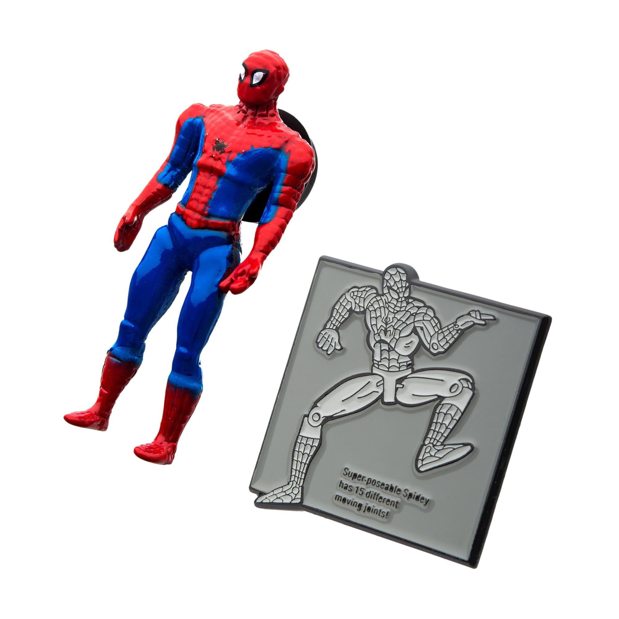 Marvel 80 Years Retro Action Figure Enamel Pin Set | Spider-Man