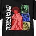 thumbnail image 2 of Cowboy Bebop Spike And Crew In Colors Crew Neck Short Sleeve Men's Black T-shirt-3XLB, 2 of 4