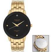 Personalized Planet Armitron Men's Showcase Dress Watch Gold-tone Metal Band
