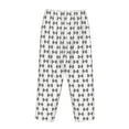 thumbnail image 3 of Lsque Signal Icon Print Women's Pajama Pants, Lounge Pant - Comfortable Home Wear,Elastic Waistband, Stylish Design-Large, 3 of 9