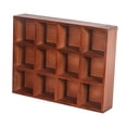 thumbnail image 4 of Wood Hanging Shadow Box Collectibles Display Case 38.5x7x29.5cm Freestanding A, 4 of 7