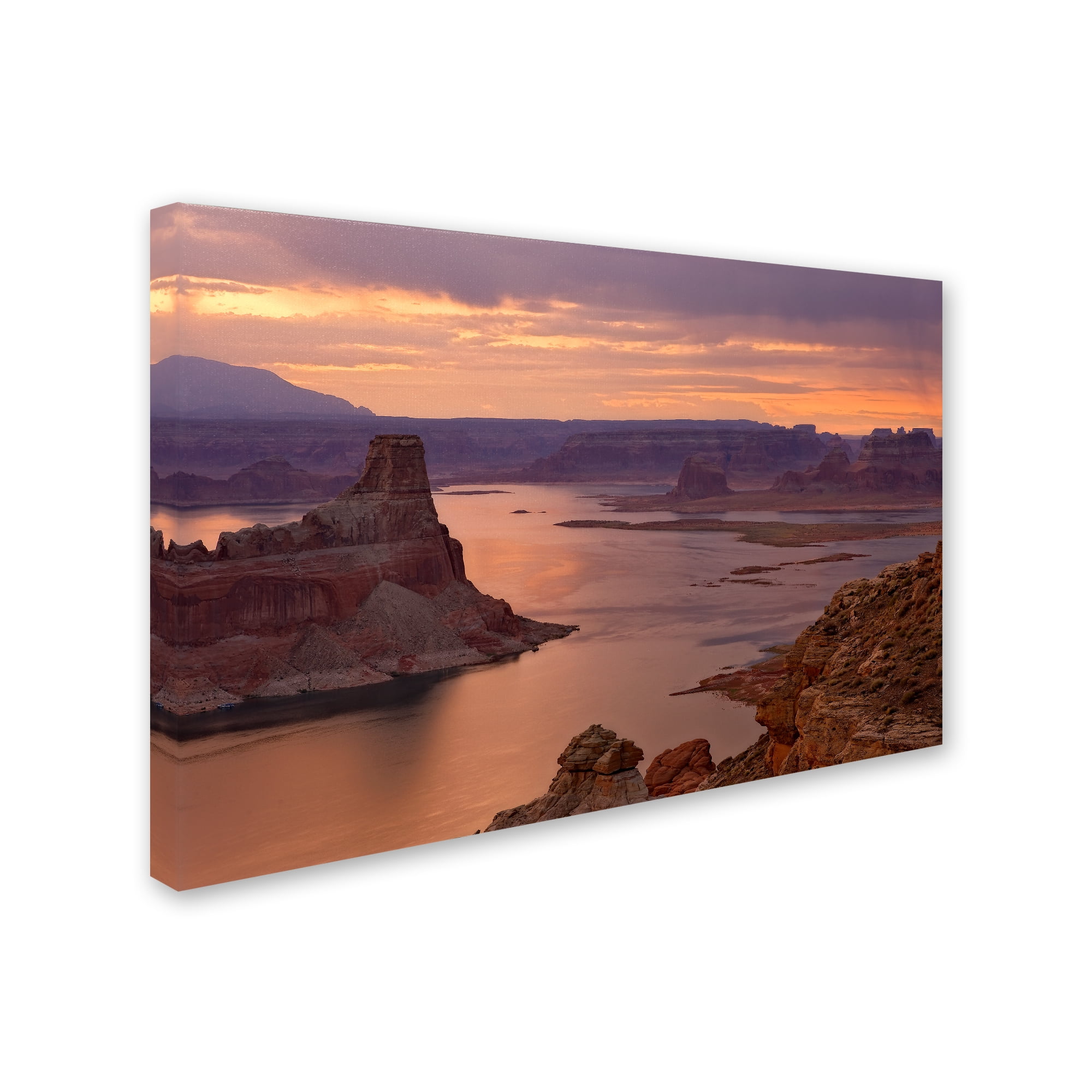 Trademark Fine Art 'Alstrom Point Sunrise' Canvas Art by Mike Jones Photo