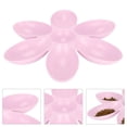 thumbnail image 3 of YAHHU 6‑Petal Food‑Grade Cat Bowl – Pink Flower‑Shaped Feeding & Water Bowl, Durable PC, Glossy Corners, Odor‑Free Design, 3 of 13