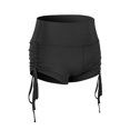 thumbnail image 2 of Pantalones cortos de yoga para mujer con cordón, cintura alta, deportes, entrenamiento físico, corre Abanopi Pantalones cortos deportivos, 2 of 7