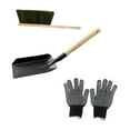 thumbnail image 3 of Tnarru Ensemble Pelle et Balayette en Métal pour Cheminée Intérieure Extérieure avec Gants Résistant à la Rouille, 3 of 8