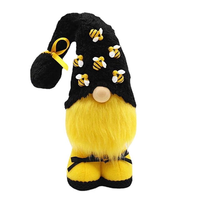 Sin Rostro De Abeja, Adorno De Muñeca De Elfo Enano Hecho A Mano Para La Decoración Del Día De La Abeja De La Granja Del Hogar Eigraketly HA044115-01