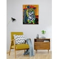 thumbnail image 3 of HFDF - The Weepg Woman by Pablo Picasso, Giclee Prt on Acid-Free Cotton Canvas, Cubist Wall Art for Modern Home Decor,, Ready to Hang, Made USA 16x24inch Framed, 3 of 6